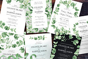 Eucalyptus Greens Wedding Suite, an Invitation Template by HannaSymo (Thumbnail 9 of 14)