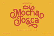 Mocha Tosca, a Sans Serif Font by RagamKata (Thumbnail 1 of 12)