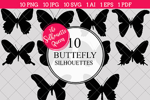 Butterfly Silhouette Clipart