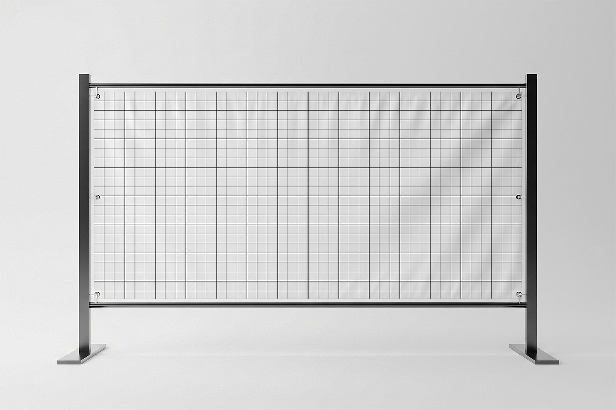 Street Stand Banner Mockup, an Advertising Mockup by PixelWink (Photo 2 of 2)