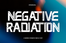 Negative Radiation - Techno Font