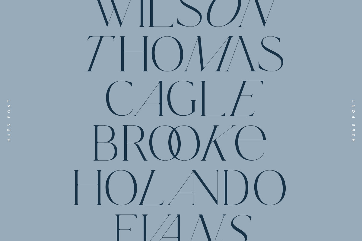 Hues Serif, a Serif Font by vuuuds (Photo 11 of 13)