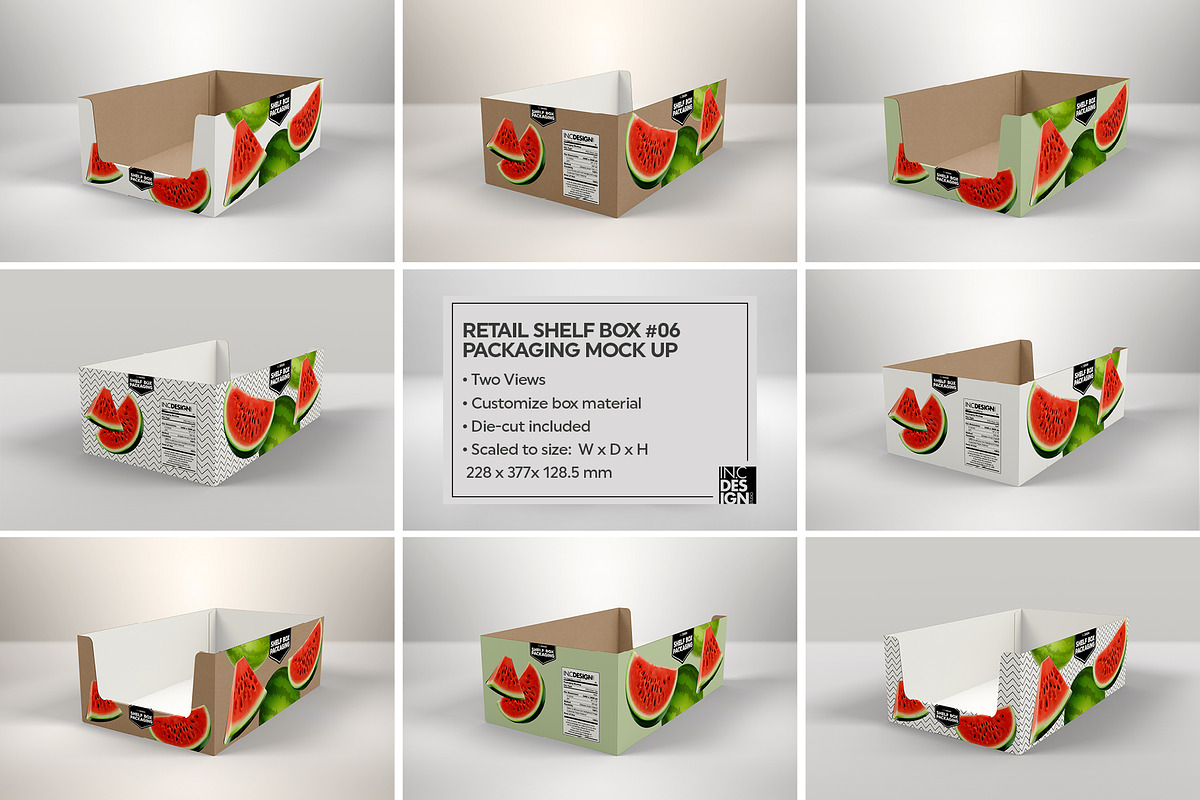 Retail Shelf Box Packaging Mockups1, a Packaging Mockup by INCDesign (Photo 20 of 32)