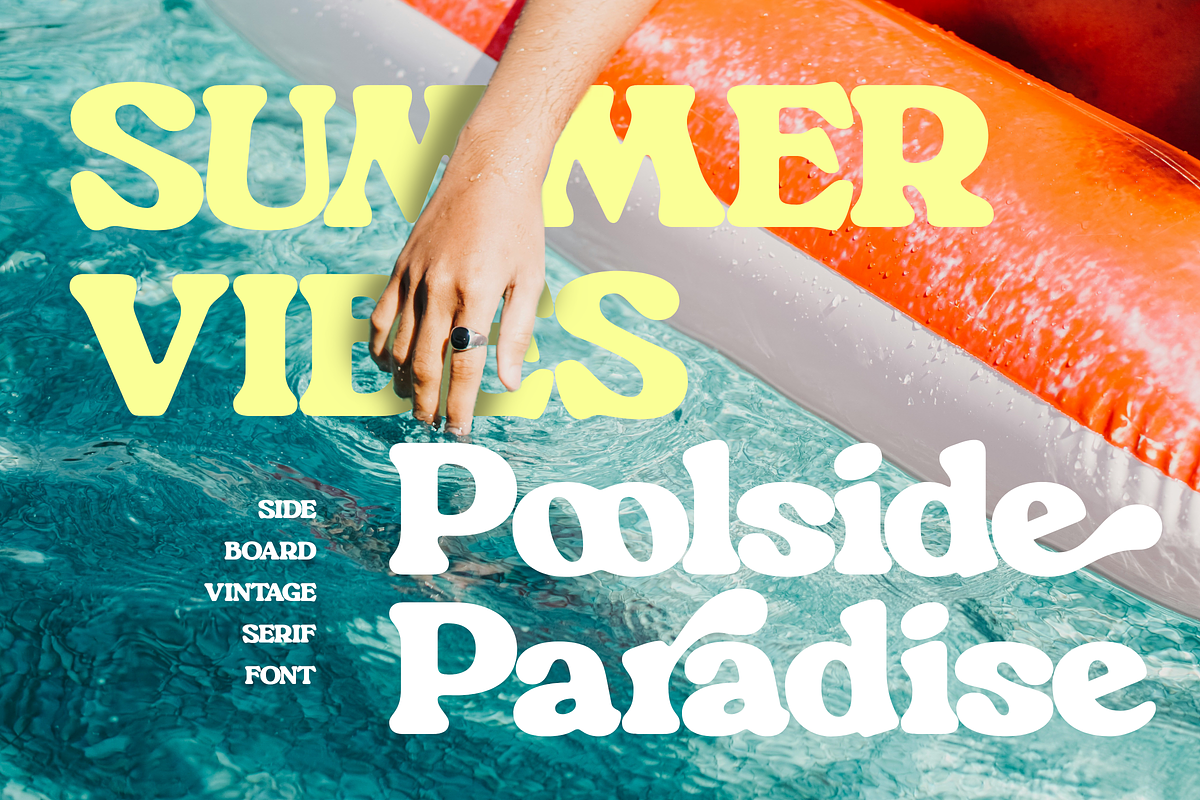 Sideboard - Tight Spaced Retro Serif, a Serif Font by Surplus Type Co (Photo 5 of 9)