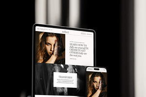 Reflect Squarespace Website Template