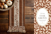 Oak & Acorn Autumn Patterns - Orange, a Pattern Graphic by Eclectic Anthology (Thumbnail 12 of 13)