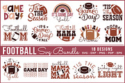 Football SVG Bundle 18 Designs, an Object Graphic by BeeCraftR (Thumbnail 1 of 11)