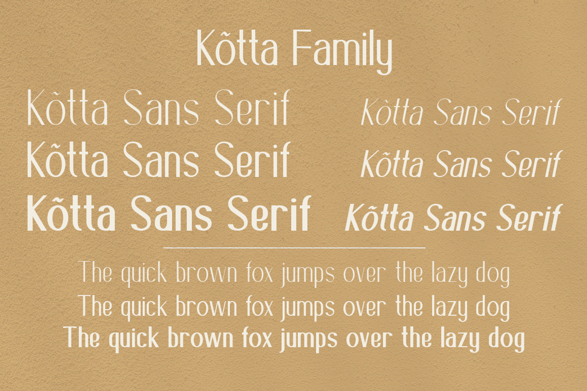 Kotta - Minimalist Sans Serif, a Sans Serif Font by Mayofont (Photo 2 of 10)