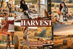 47 Harvest Season Stock Photo Bundle
