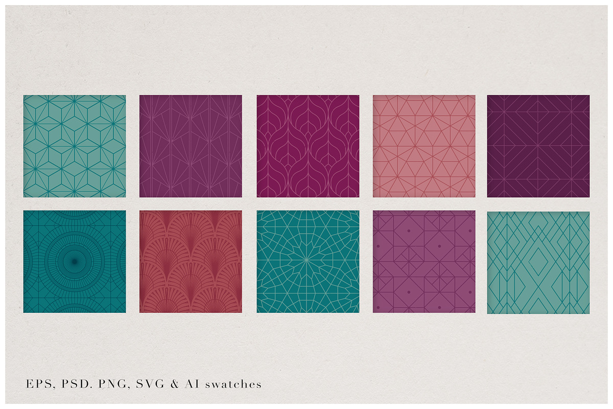 Soirée | Pattern Pack, a Pattern Graphic by Marigold Studios (Photo 10 of 14)