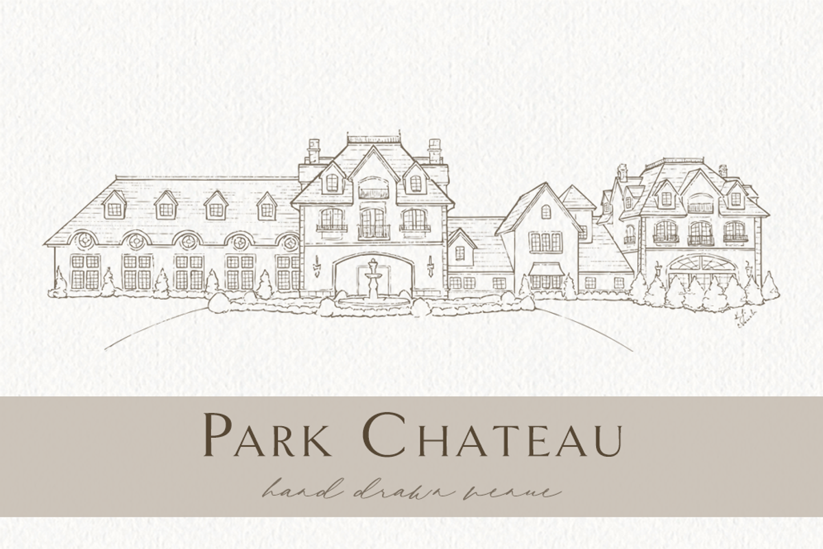 Park Chateau Venue Illustration, an Object Graphic by Blushed Design by Katrina (Photo 1 of 4)