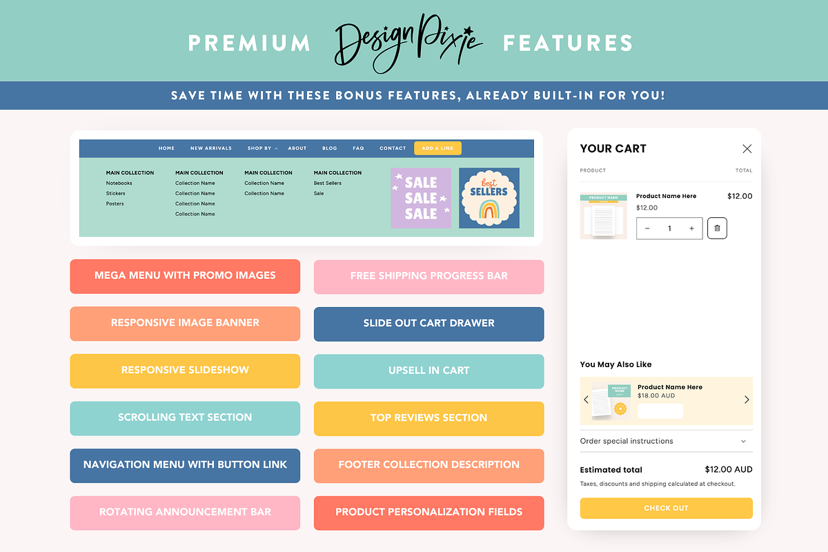 Teacher Shopify Theme, a Shopify Template by Design Pixie (Photo 6 of 10)
