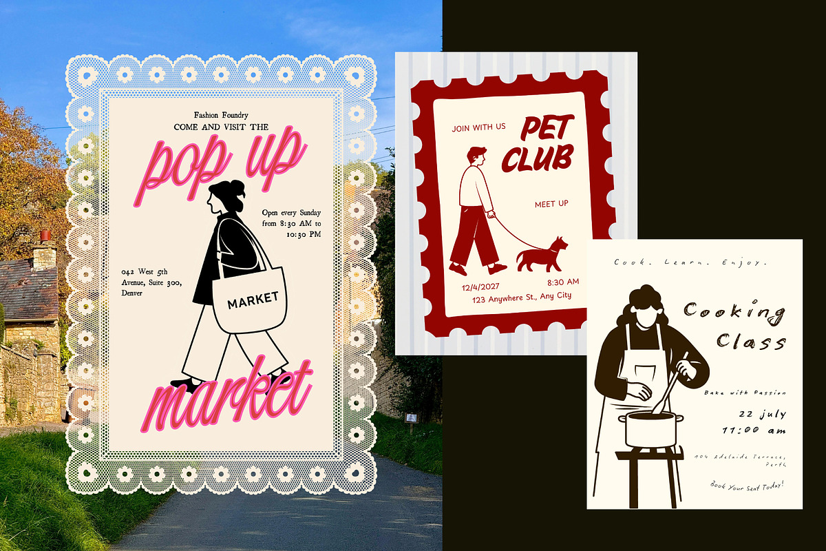 Cozy Lifestyle : Pet, Book, Plant, a Person Illustration by Jiwstudio (Photo 17 of 21)