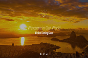 Sunset Coming Soon HTML Template, a Websites & App Template by earthquake (Thumbnail 1 of 4)