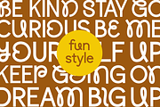 Bomera Experience - Experimental, a Sans Serif Font by Say Studio (Thumbnail 4 of 8)