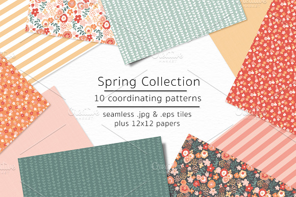 Spring Collection-vector & jpgs preview 3