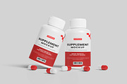 Supplement Bottle Mockup, a Packaging Mockup by AndikaGraphic (Thumbnail 5 of 5)