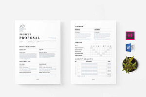 Proposal | MS Word & Indesign, a Stationery Template by design_hut