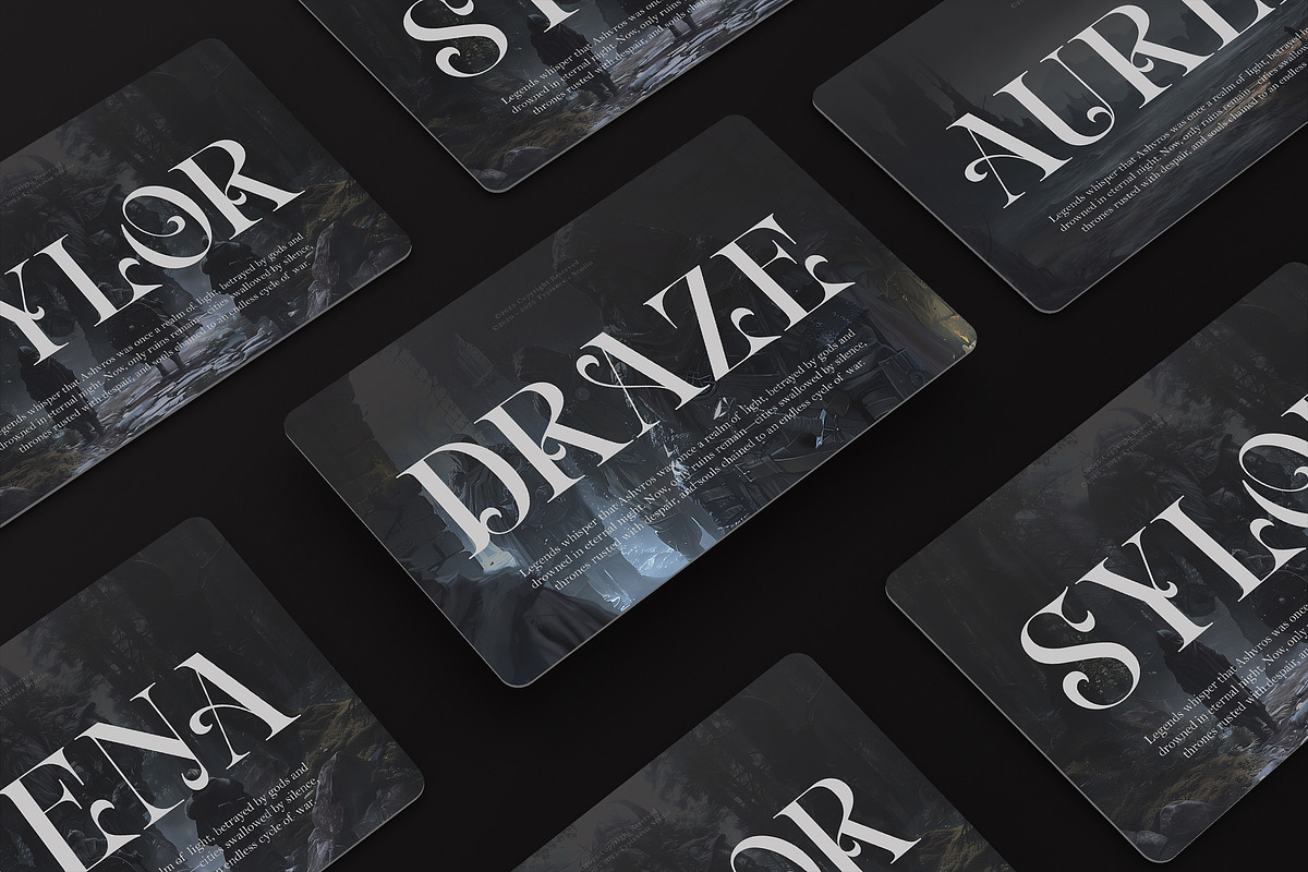 Ark Raised - Fantasy Novel Game, a Serif Font by Typia Nesia (Photo 13 of 13)