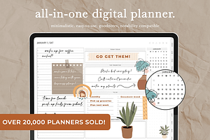 Digital Planner - GoodNotes - 2023, a Stationery Template by Elite Templates