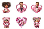 valentine's Day Love Letter Clipart, an Illustration by CreationArt (Thumbnail 5 of 6)