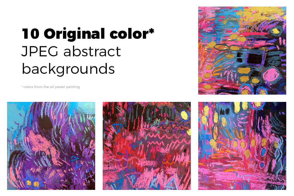 Hand-Painted Pastel Collection, a Texture Graphic by Oleg and Katja (Photo 3 of 15)