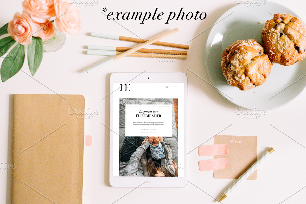 Peach + Mint Styled Mockups, a Social Media Template by Brand Strategy Co. (Photo 4 of 6)