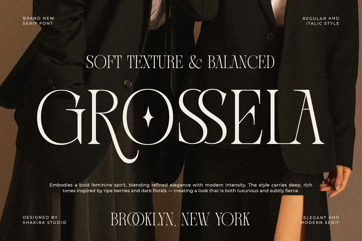 Elegant Modern - Fleurs Venotta, a Serif Font by Shakira Studio (Photo 2 of 10)