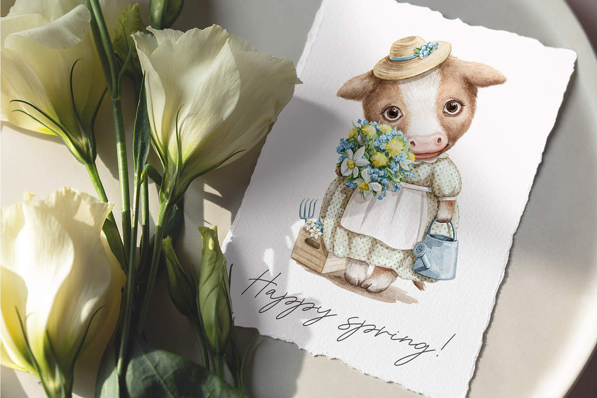 Cute gardeners, an Animal Illustration by Mimomy (Photo 5 of 5)