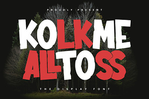 Kolkme Alltoss Sans Display Font