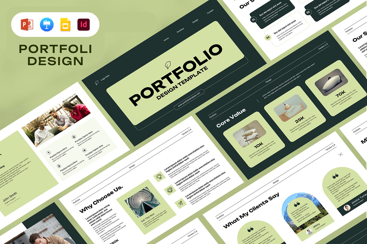 Portfolio Design Template, a Design Template by Pradaxa (Photo 1 of 5)