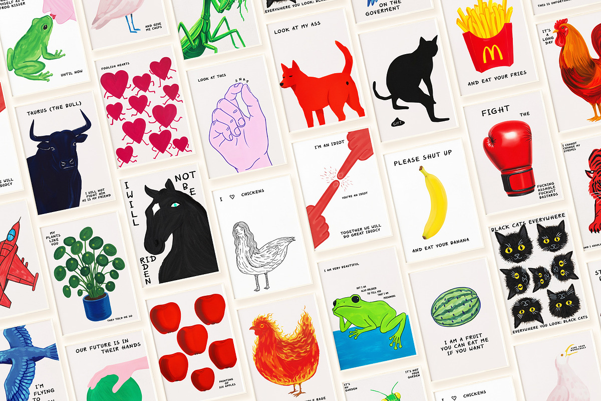 Dopamine Gallery – 100 Poster Bundle, a Graphic by Wall Art Print Studio (Photo 5 of 55)