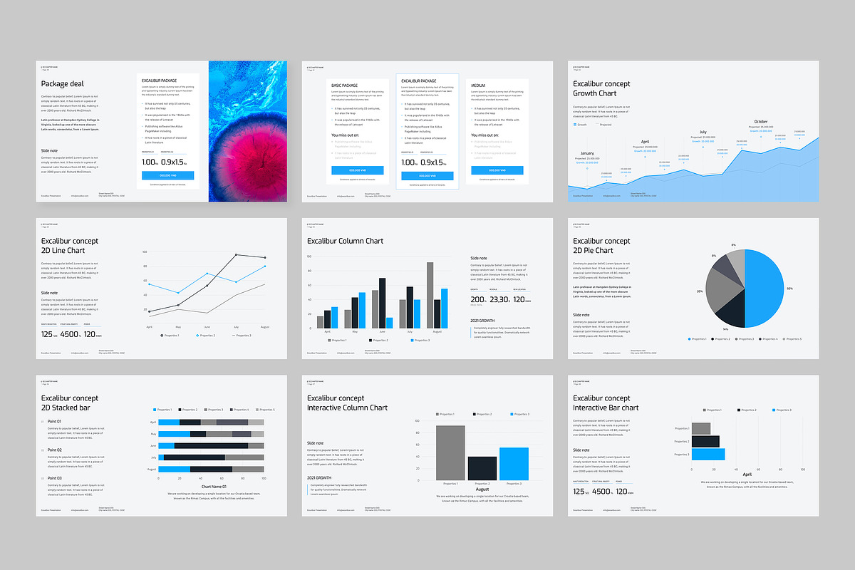 Excalibur Keynote template, a Presentation Template by JustHex (Photo 2 of 6)