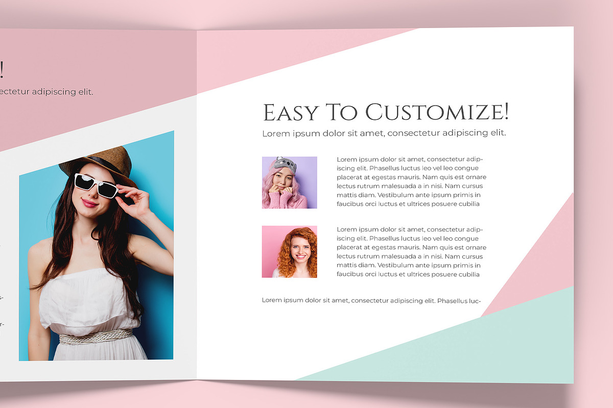 Square Trifold Brochure Mockup, a Books & Magazine Mockup by Illusiongraphic (Photo 18 of 28)