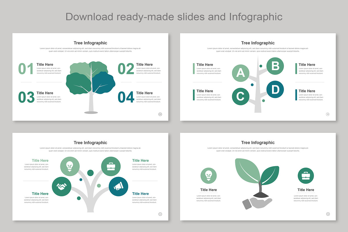 Tree Infographic PowerPoint