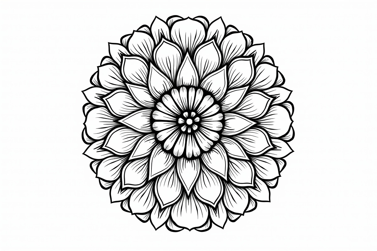 Adult Mandala Coloring Book Bundle, an Illustration by Designer_Momina (Photo 6 of 11)