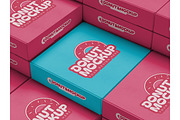 Bakery box packaging mockup, a Packaging Mockup by Mockthethics. (Thumbnail 9 of 11)