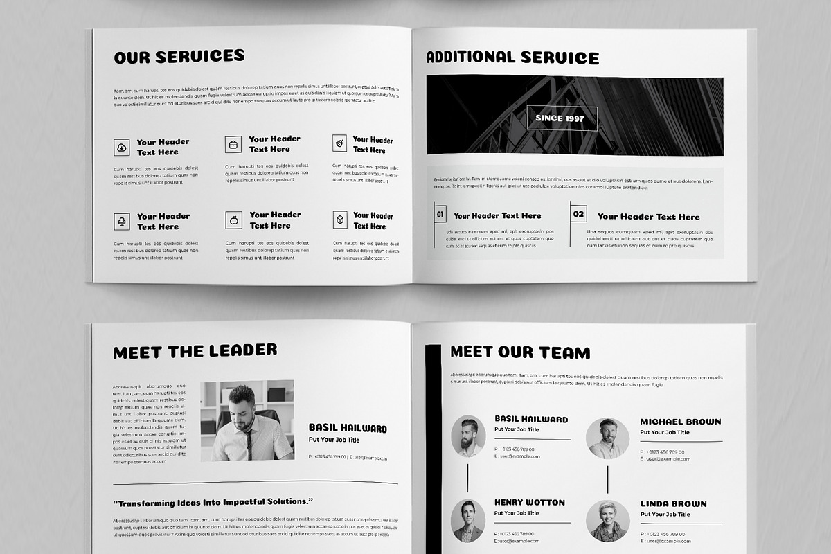 Business Company Profile, a Brochure Template by ContestDesign (Photo 4 of 5)
