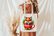 Christmas Mugs Watercolor Clipart, an Illustration by Libby Wishes (Thumbnail 5 of 7)