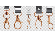 Set of copper swivel lobster clasps, an Object Illustration by Yayasya (Thumbnail 1 of 3)