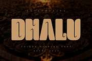 Dhalu - Display Sans Font, a Sans Serif Font by CuratedType Studio (Thumbnail 1 of 10)