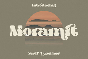 Moramit - Rounded Serif Font