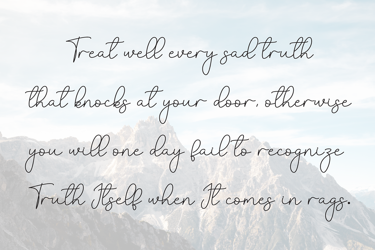 Adelya | Script Font, a Handwritten Font by Scratchones (Photo 6 of 9)
