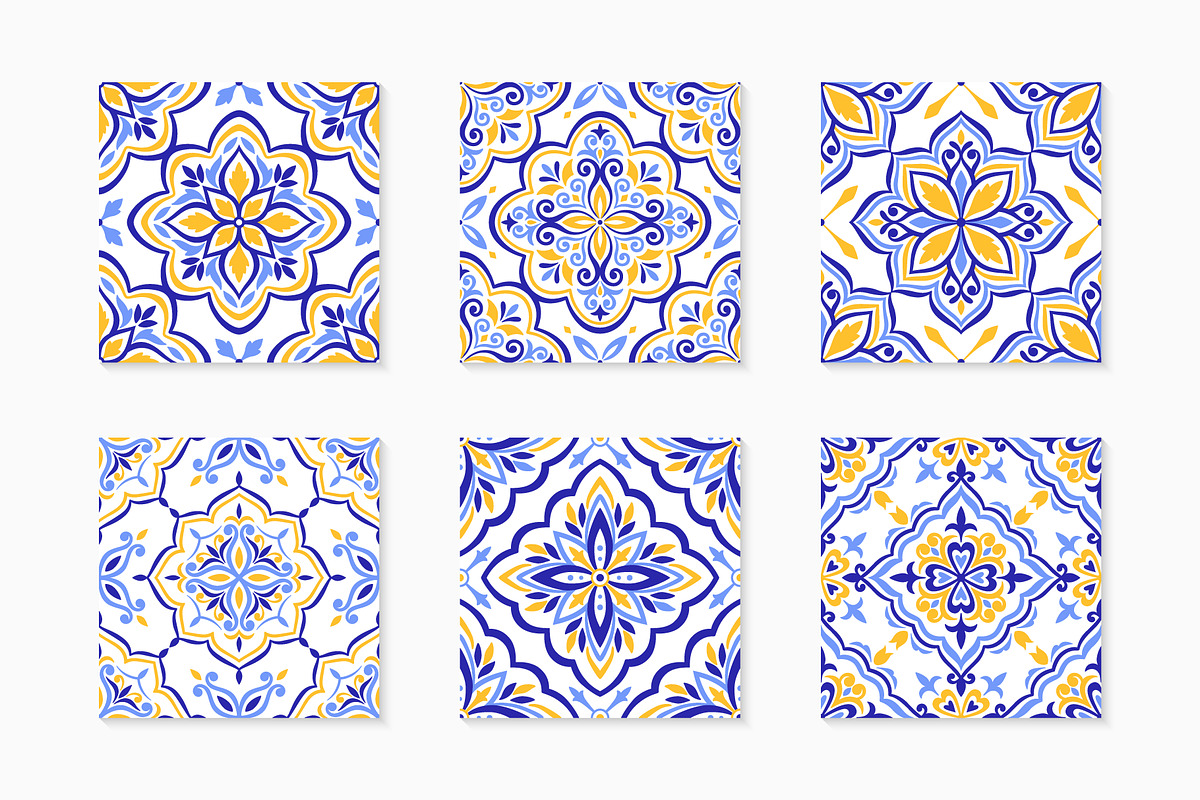 Mediterranean Style Tiles and Motifs, a Pattern Graphic by Vodoleyka (Photo 6 of 16)