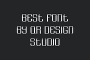 Sandez - Techno Font, a Sans Serif Font by QR Design Studio (Thumbnail 3 of 6)