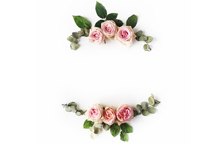 Rose buds containing pink, flora, and leaves, an Arts & Entertainment Photo by Floral Deco