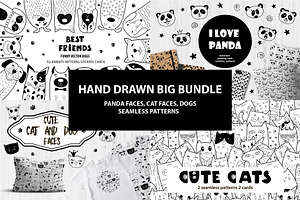 Hand Drawn Big Bundle/Animals