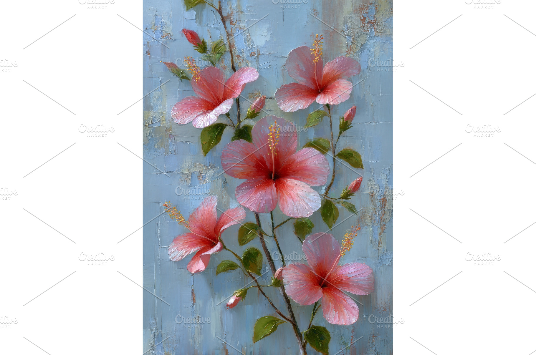 Artwork featuring a vibrant floral, a Nature Photo by ZinetroN