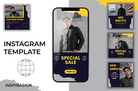 Social Media Feed & Story Template, a Social Media Template by inspirasign