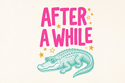 Teacher Summer Holiday Crocodile PNG, a Seasonal Illustration by Canvas Craft (Thumbnail 1 of 7)